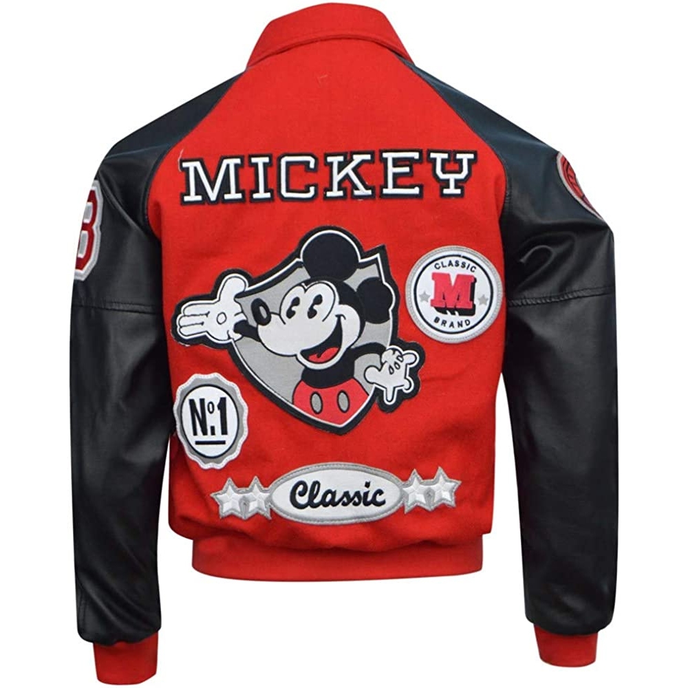 Men Varsity Jacket Back