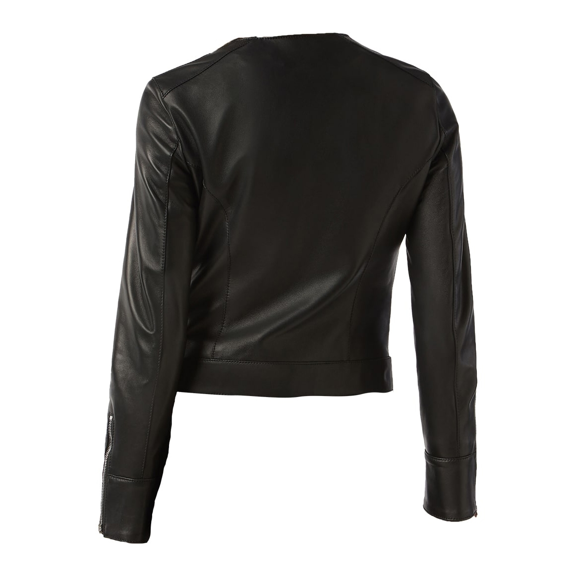 Women Biker Jacket Back